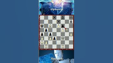 |AlphaZero CRUSHED Stockfish💀🗿| #chess #alphazero #crushed #stockfish #ai #edit