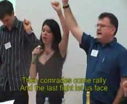 The Internationale sung by Barbara Scott