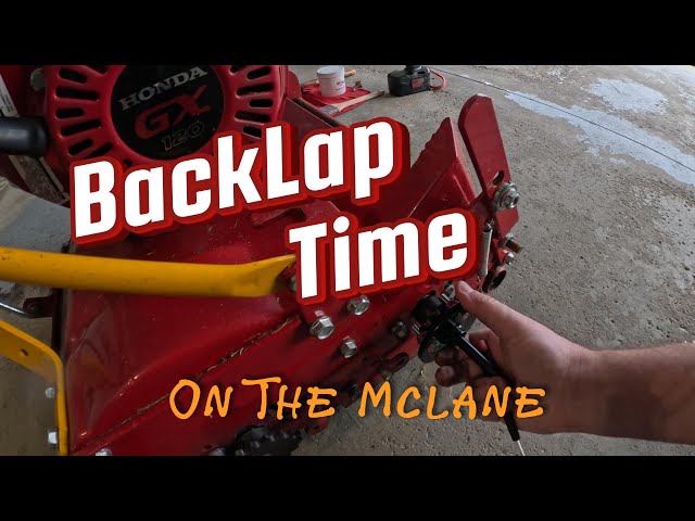 How to Back Lap McLane Reel Mowers | The Lawn Mechanic Tutorial