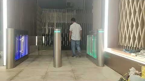 swing gate turnstile Ddemo from Shenzhen Door Intelligent Control