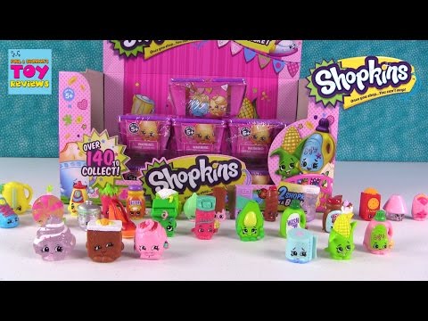 Shopkins Season 2 Round 2 Pack Opening Blind Bag Toy Review | PSToyReviews