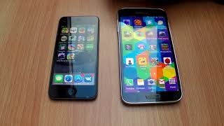 Честное сравнение iPod touch 6 VS Samsung Galaxy S5  Обзор на русском