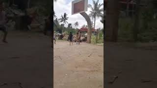 Playing Basketball With Friends And Neighborhood