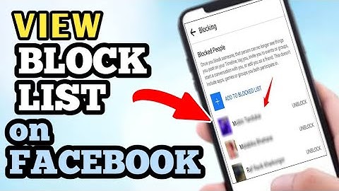 HOW TO SEE YOUR BLOCK LIST ON FACEBOOK / PAANO MAKIKITA ANG NAKA BLOCK SA FACEBOOK