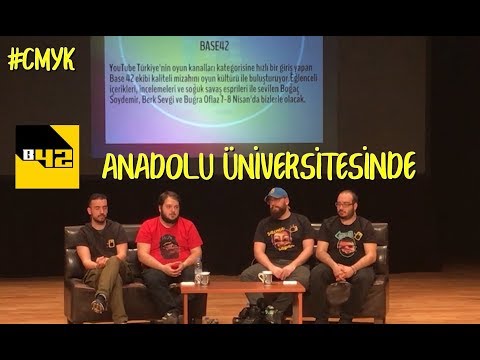 BASE42 ANADOLU ÜNİVERSİTESİNDE! (ve omlet yapımı) #CMYK