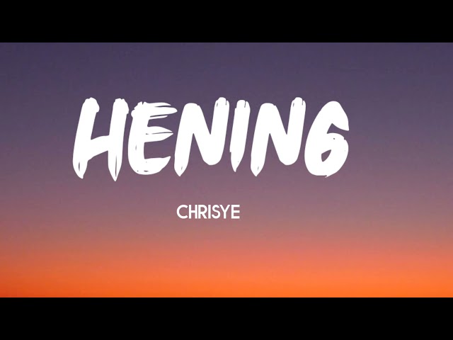 Chrisye - Hening (LYRICS) class=