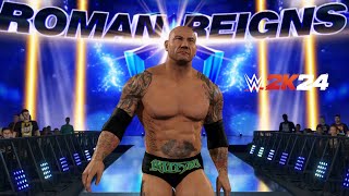 WWE 2K24 - Batista With Roman Reigns ENTRANCE (PS5)