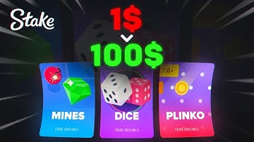 $1 TO $100 CHALLENGE ON STAKE ORIGINALS! (why so ez?)