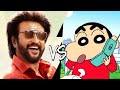 Superstar rajini vs shinchan cross talk comedy 