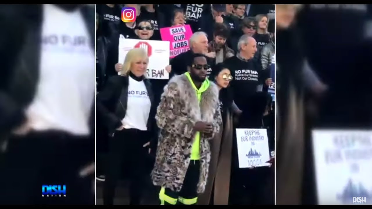 'L&HH' STAR SAFAREE LEADS PROTESTORS AGAINST NEW YORK'S NO FUR BAN