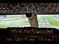 Landing Hong Kong - KLM Boeing 747-400F Cockpit View