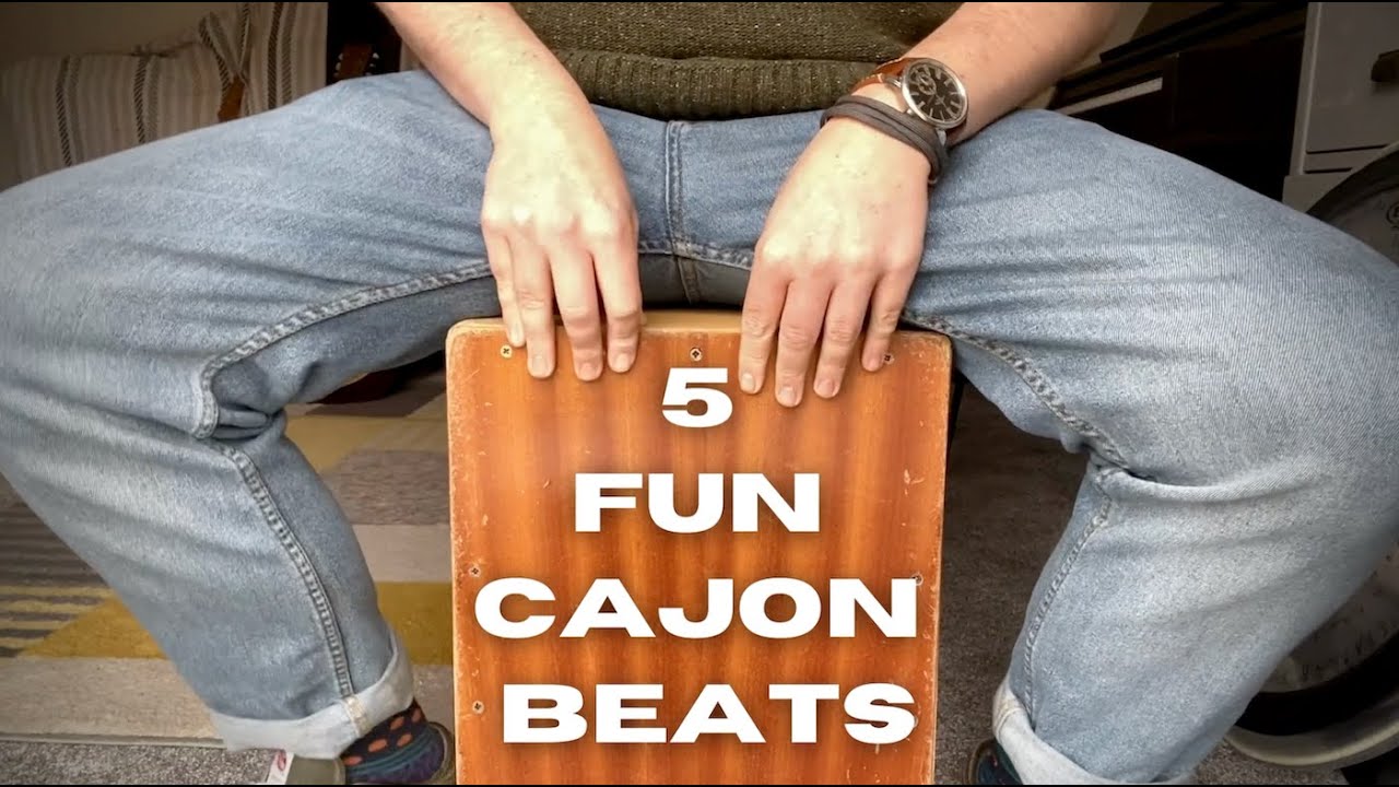 5 fun cajon beats - YouTube