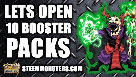 Lets open up some Cryptocurrency Blockchain Steem Monsters Booster Packs