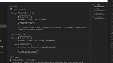 How to clear memory and disk cache after effect 2022