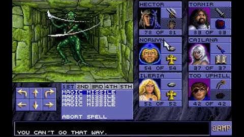 Eye of the Beholder Longplay - 014 - Level 10 Walkthrough - Mantis Hive