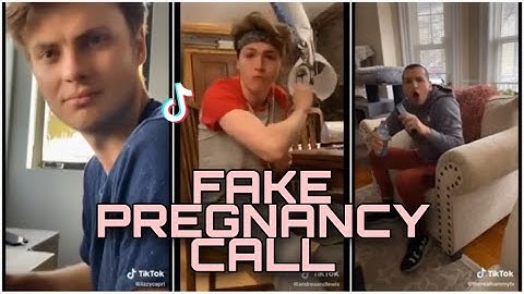 FAKE CALL BEING PREGNANT REACTIONS (boyfriend and family) | tiktok compilation