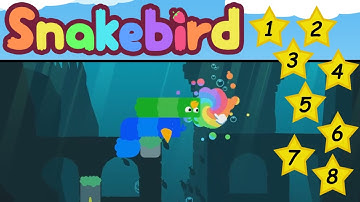 Snakebird: Ep.01 :: Levels 1 to 8 - This game is hard?