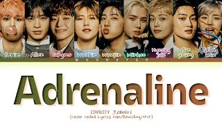 CRAVITY Adrenaline Lyrics (크래비티 Adrenaline 가사) (Color Coded Lyrics)