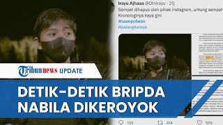 Viral! Video Detik-detik Polwan Bripda Tazkia Nabila Dikeroyok Oknum TNI saat Lerai Kerumunan