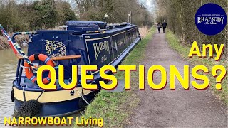 NARROWBOAT Living - Winter cruising - Any QUESTIONS? Ep82