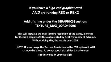 Easy, Effective FPS Optimizations - Flight Simulator X