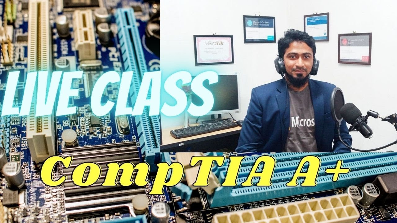CompTIA A+ | Live Class 02 | Bangla | Configuring Expansion Cards - YouTube