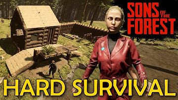 HARDCORE SURVIVAL MODE: My First Week - Sons of the Forest Episode 1