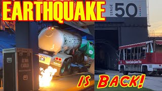 Earthquake Attraction has reopened at Universal Studios Hollywood on the World Famous Studio Tour.