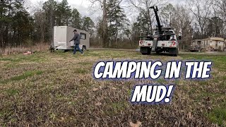 Camping in the mud!  ||  Winch-out