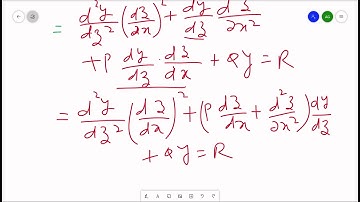 TRANSFORMATION OF THE EQUATION BY CHANGING THE INDEPENDENT VARIABLE (LECTURE-1)