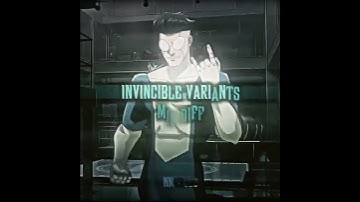 INVINCIBLE VARIANTS VS TIERING SYSTEM || VENDETTA! || #edit #invincible 