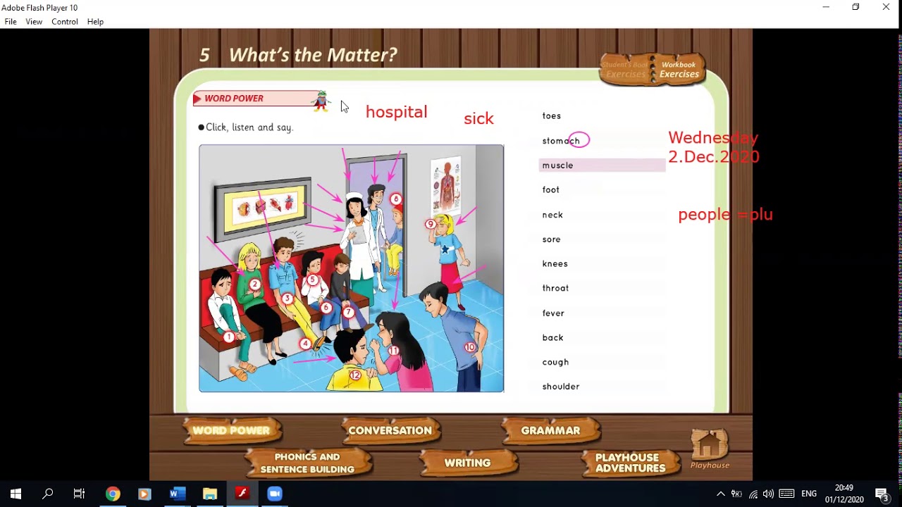 Unit 5: What's the matter .page 38. Word Power-Grade 2