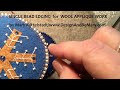 Single Bead Edging for Wool Work