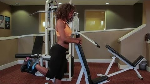 How to Do Standing Leg Curls With Ankle Weights : Personal Fitness Tips