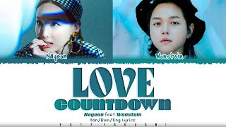 NAYEON (나연) - 'LOVE COUNTDOWN (Feat. Wonstein)’ Lyrics [Color Coded_Han_Rom_Eng] Resimi