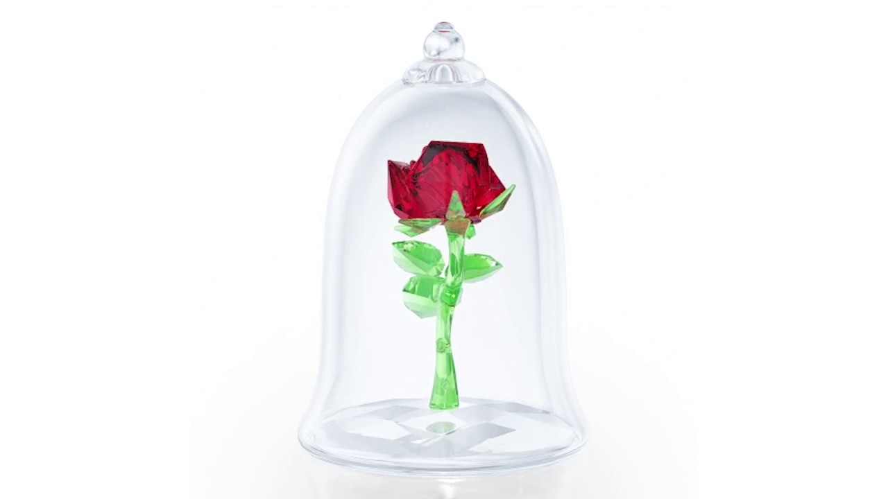 Swarovski Crystal Enchanted Rose - YouTube