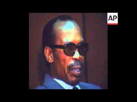 SYND 24 6 76 President SERETSE KHAMA INTERVIEWed ON BOTSWANA RAILWAY