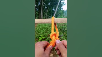 Easy Knots Everyone Should Know”#KnotTutorial #a #rope #HowToTie #RopeSkills #KnotGuide