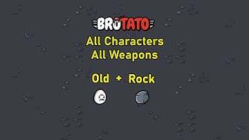 [60/787] Brotato - All Characters - All Weapons - Abyss - D5 - Old + Rock