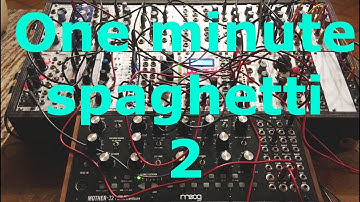 One minute spaghetti 2 -  self generative eurorack modular synthesizer patch