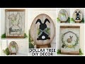 Dollar Tree Easter DIYS 2021 | Spring Decor | Farmhouse Easter Decor  |Flower of the Month Challenge