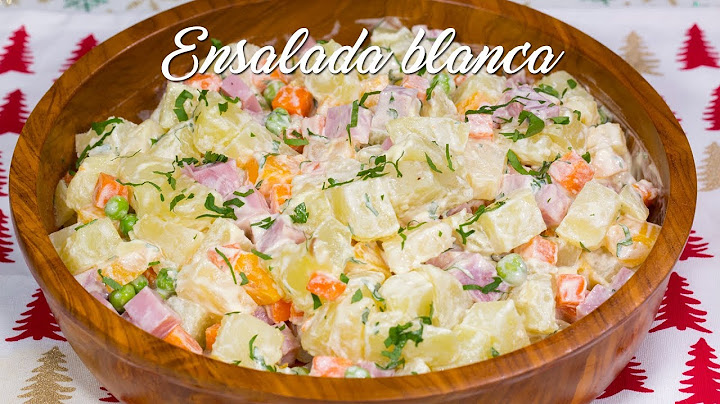 COMO PREPARAR ENSALADA BLANCA NAVIDEÑA | ACOMER.PE
