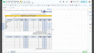 UC/CSU GPA Spreadsheet Tutorial