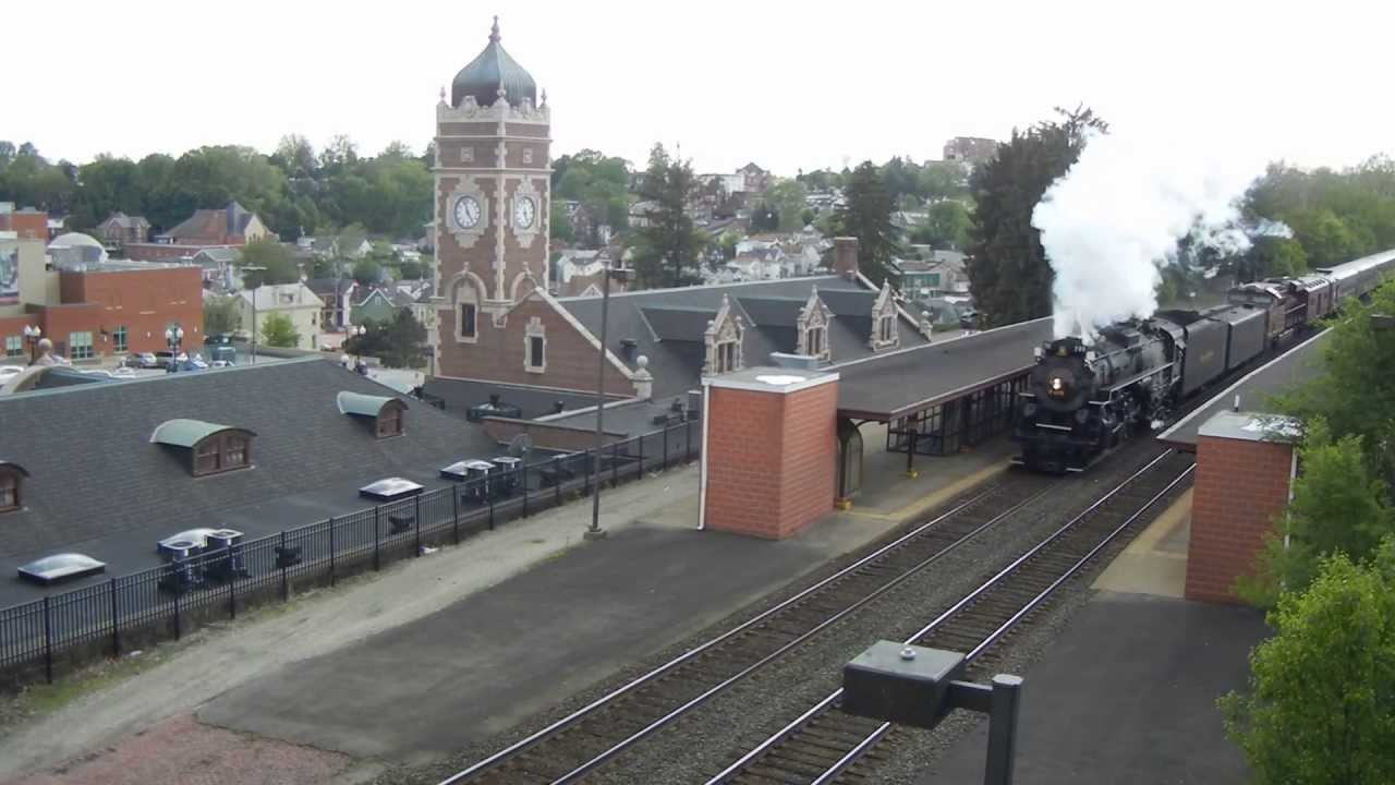 Steam in Greensburg, PA - Nickel Plate 765 - YouTube