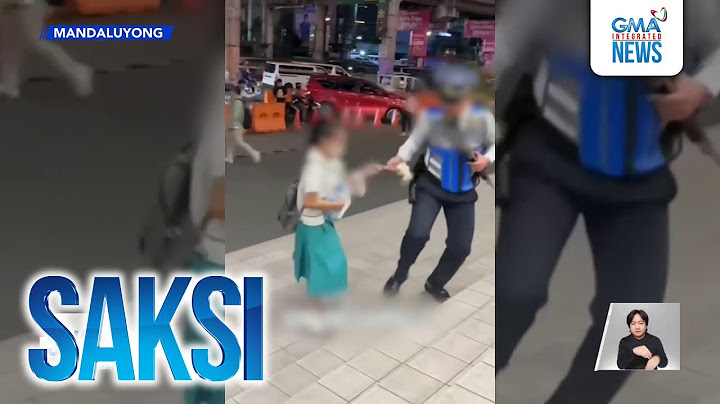 Guwardiyang nag-viral dahil sa panghahablot sa nagtitinda ng sampaguita, sibak sa tungkulin | Saksi