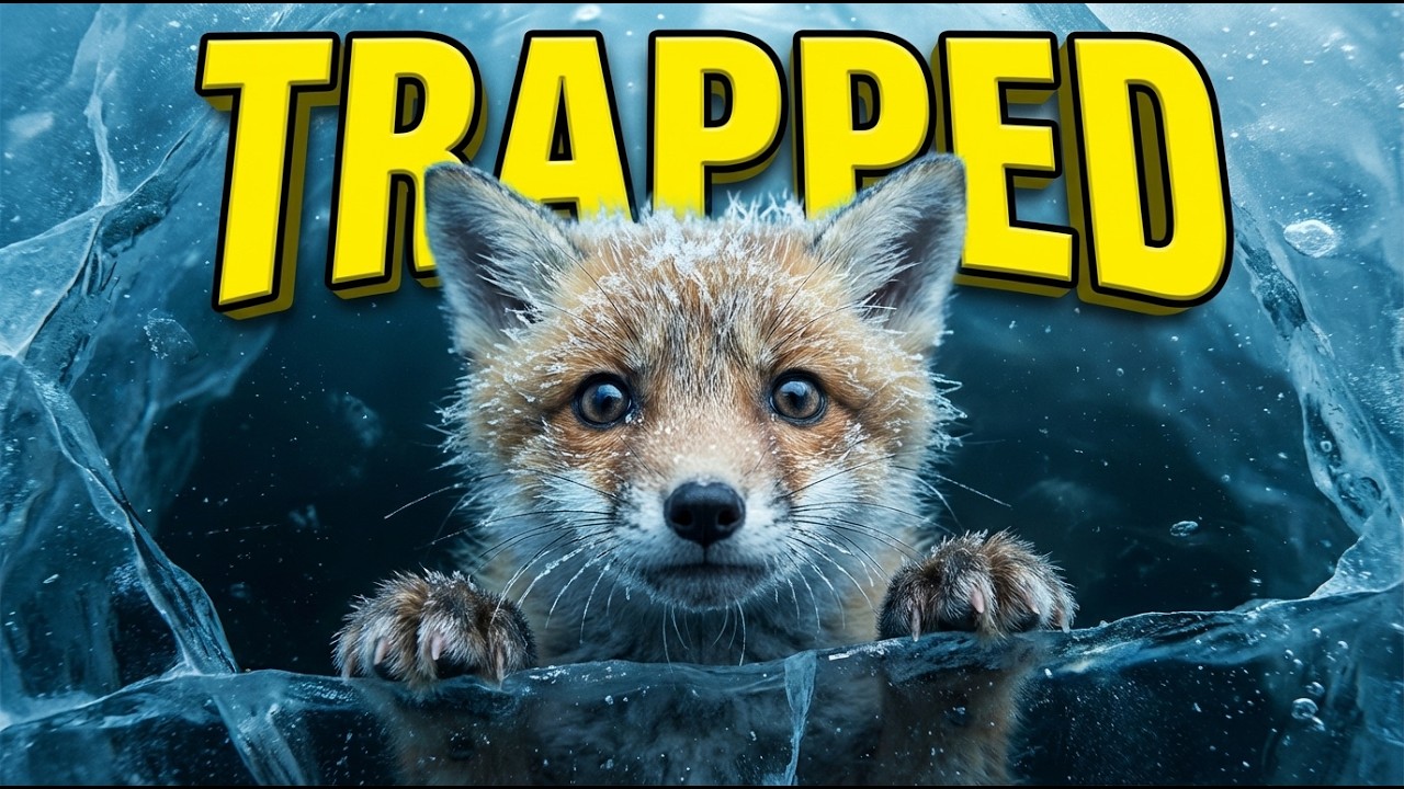 Trapped at -70°C Saving a Frozen Baby Fox From Under the Lake