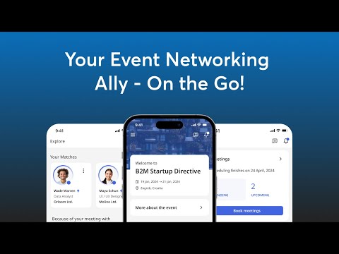 b2match Mobile Event App: Your Event Networking Ally - On the Go! - video from B2match