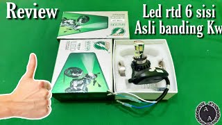 JANGAN BELI LAMPU MOTOR SEBELUM LIHAT VIDEO INI! | LAMPU LED KIPAS RTD 6 SISI VS BLUEFIRE