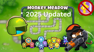 🔥 Monkey Meadow | Military Only Guide | No Monkey Knowledge | BTD6 (2025 Updated) 🎯