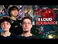 O JOGO DESMORONOU ANTES DOS 20 MINUTOS, ISSO É 3 LOUD JUNTOS! KAZE, UZENT e XYNO - TREINO CBLOL